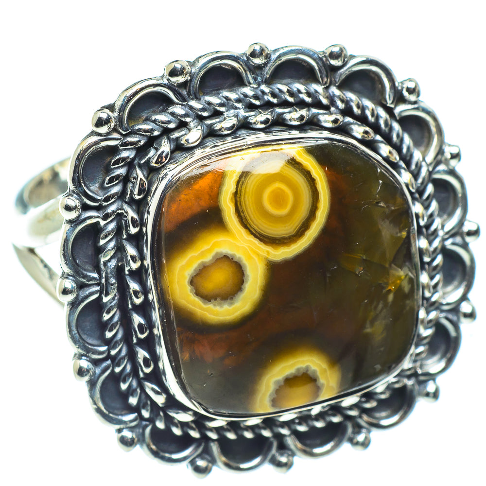 Ocean Jasper Rings handcrafted by Ana Silver Co - RING58753