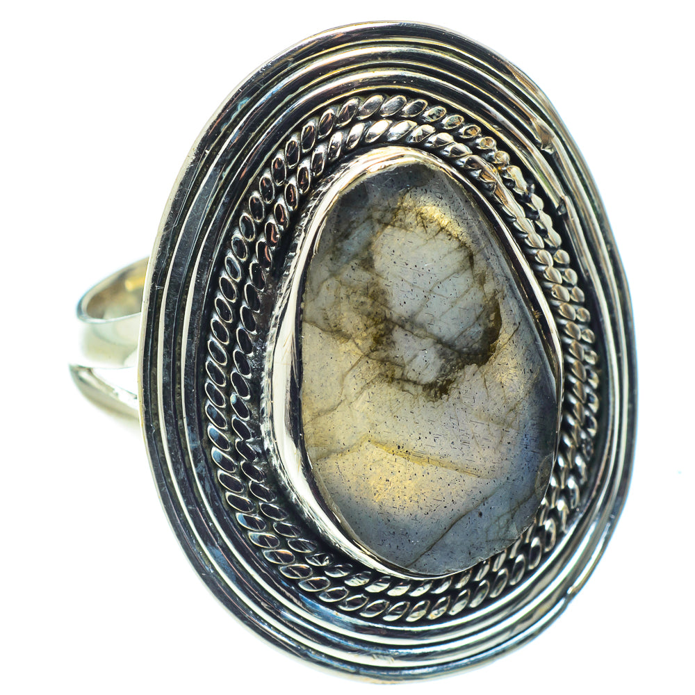 Labradorite Rings handcrafted by Ana Silver Co - RING58755