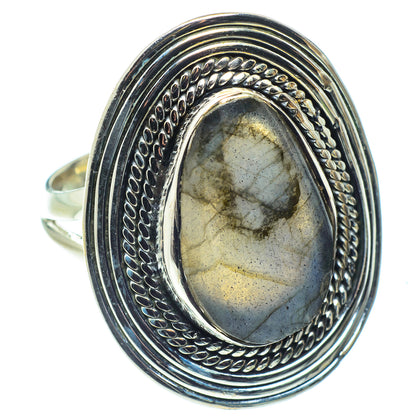 Labradorite Rings handcrafted by Ana Silver Co - RING58755