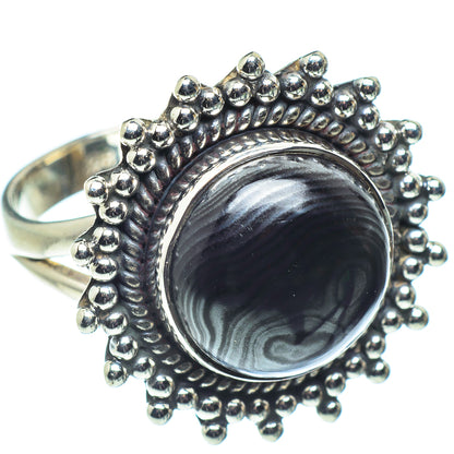 Psilomelane Rings handcrafted by Ana Silver Co - RING58763
