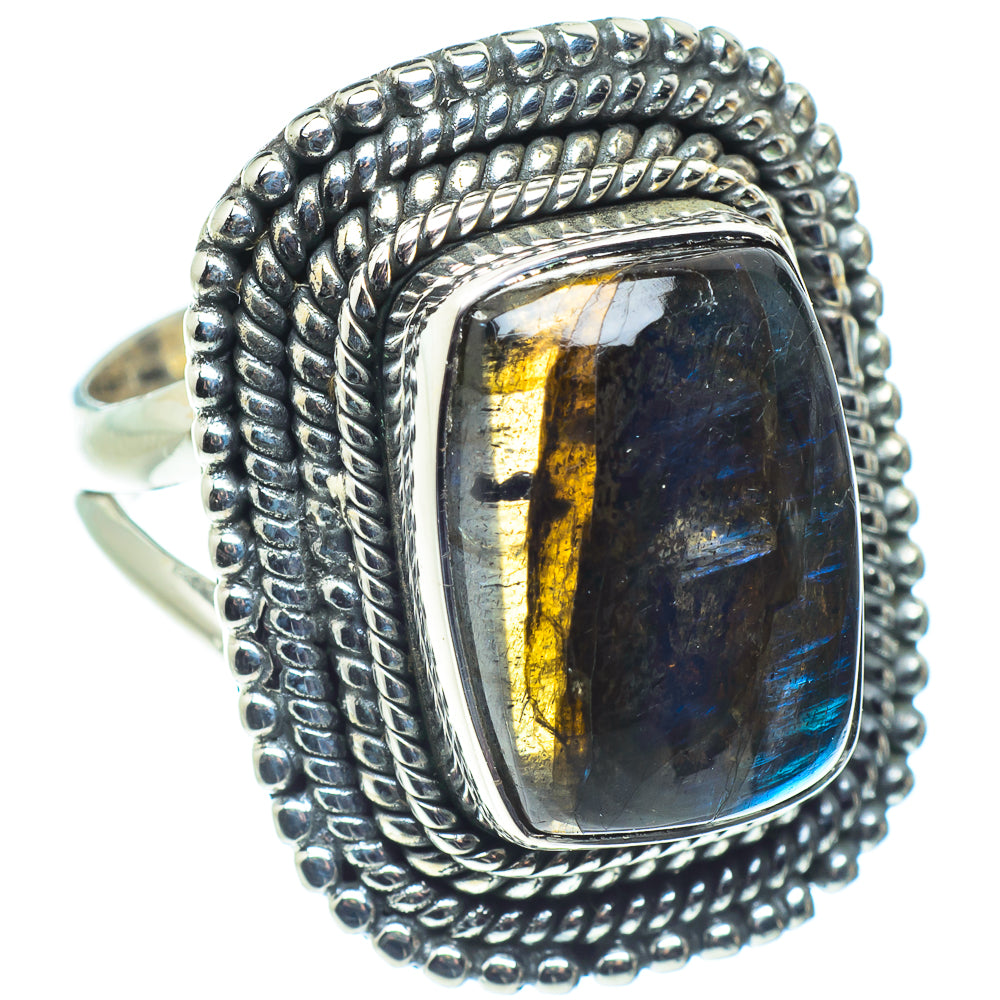Labradorite Rings handcrafted by Ana Silver Co - RING58766