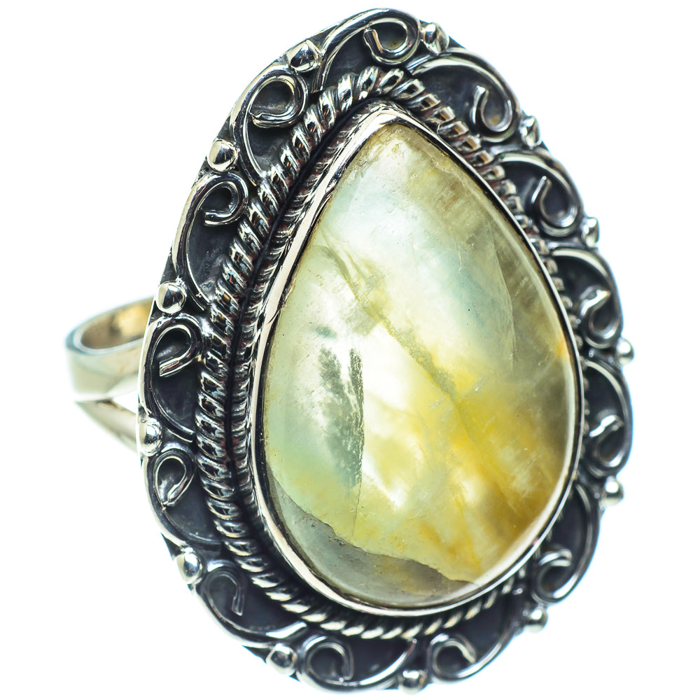 Prehnite Rings handcrafted by Ana Silver Co - RING58773