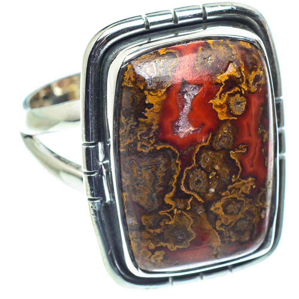 Moroccan Agate Rings handcrafted by Ana Silver Co - RING58775