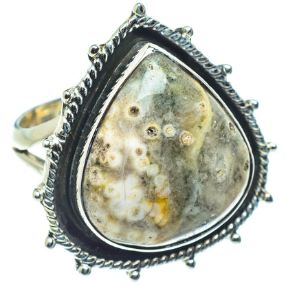Ocean Jasper Rings handcrafted by Ana Silver Co - RING58784