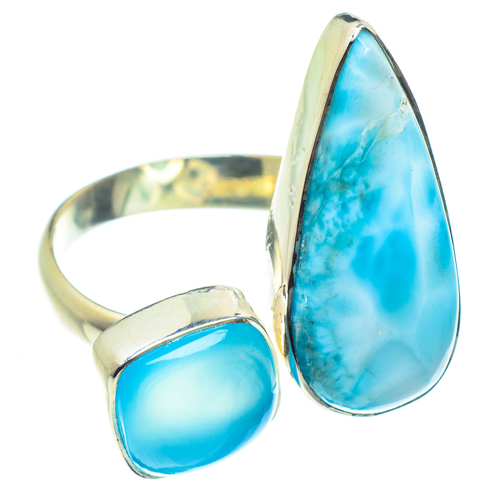 Larimar Rings handcrafted by Ana Silver Co - RING58791