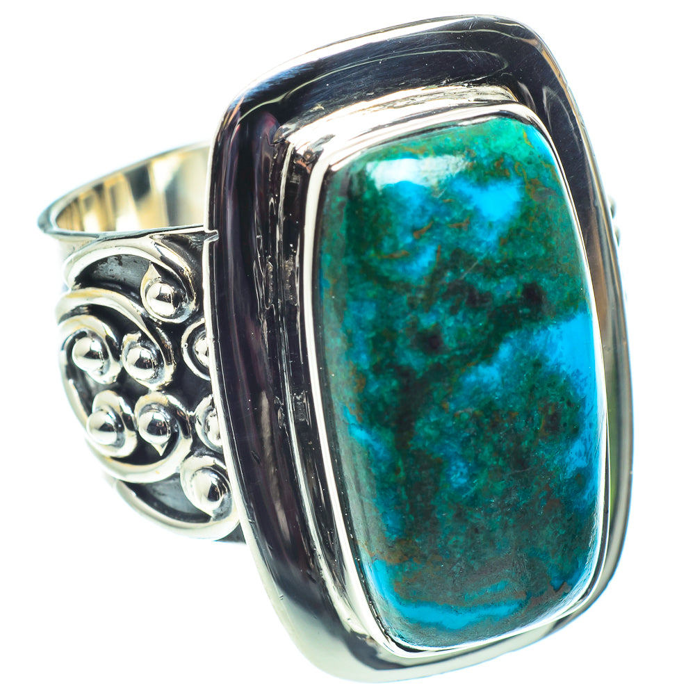 Chrysocolla Rings handcrafted by Ana Silver Co - RING58796
