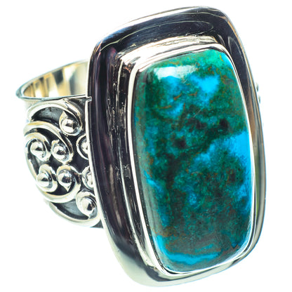 Chrysocolla Rings handcrafted by Ana Silver Co - RING58796
