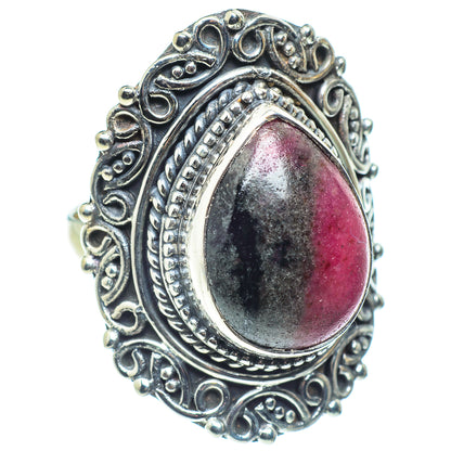 Rhodonite Rings handcrafted by Ana Silver Co - RING58801