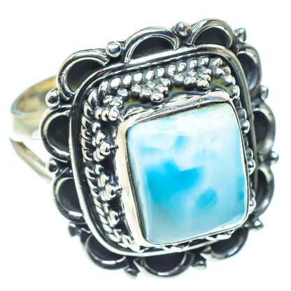 Larimar Rings handcrafted by Ana Silver Co - RING58810