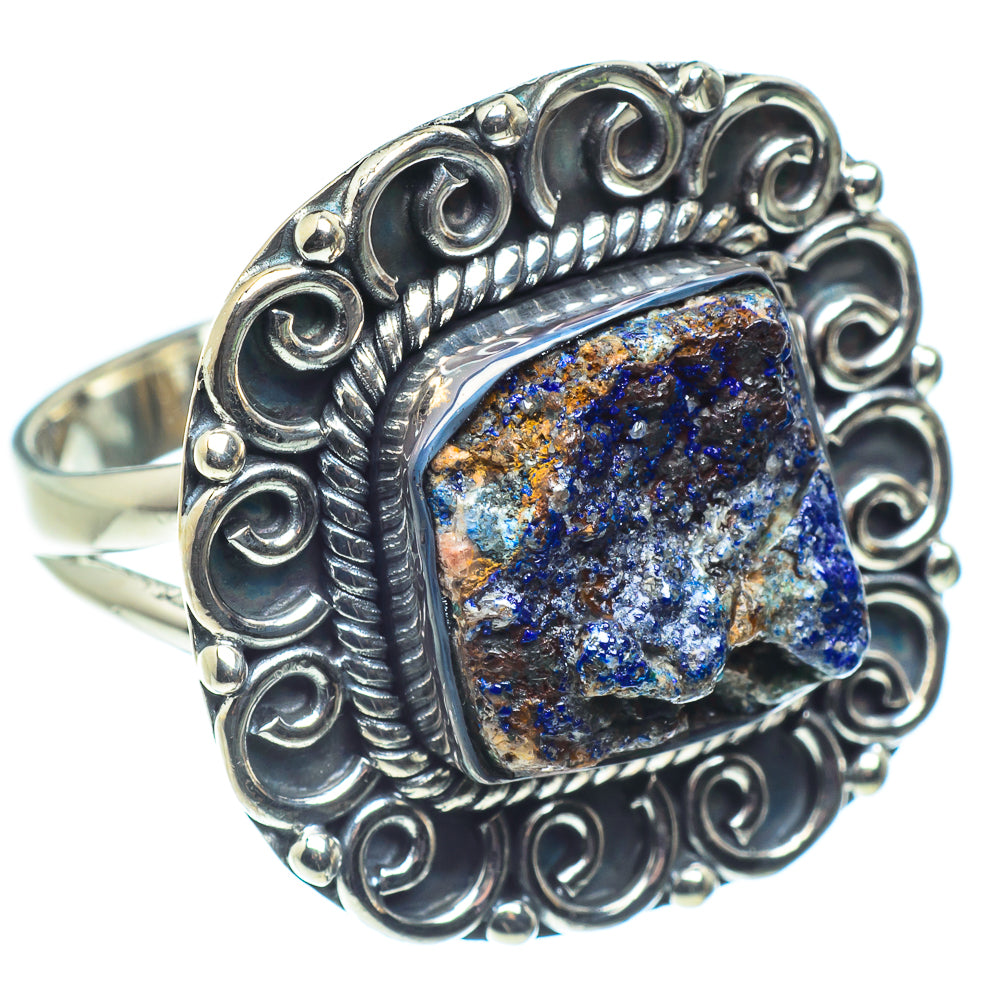 Azurite Rings handcrafted by Ana Silver Co - RING58812
