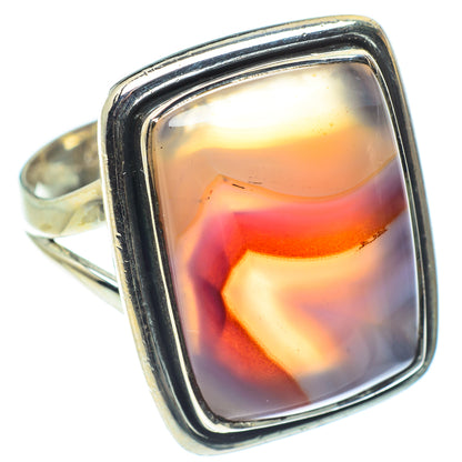 Botswana Agate Rings handcrafted by Ana Silver Co - RING58816