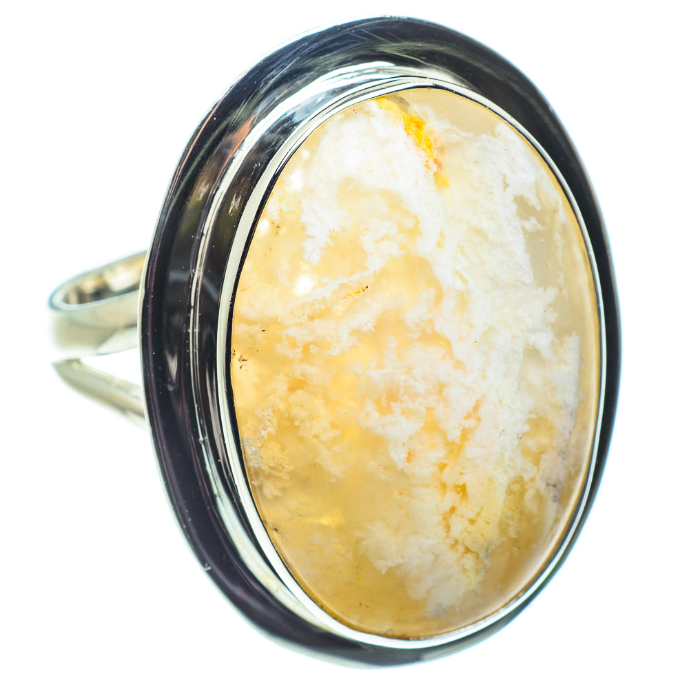 Plume Agate Rings handcrafted by Ana Silver Co - RING58817