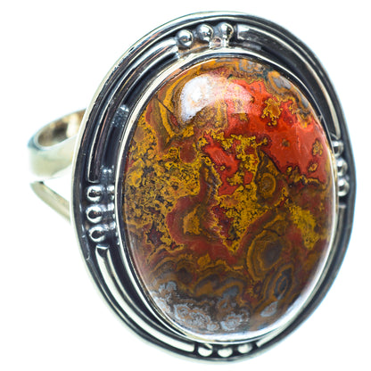 Moroccan Agate Rings handcrafted by Ana Silver Co - RING58818