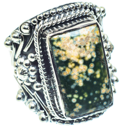 Ocean Jasper Rings handcrafted by Ana Silver Co - RING58820