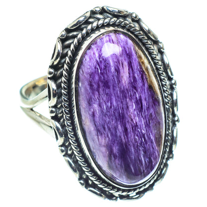 Charoite Rings handcrafted by Ana Silver Co - RING58821