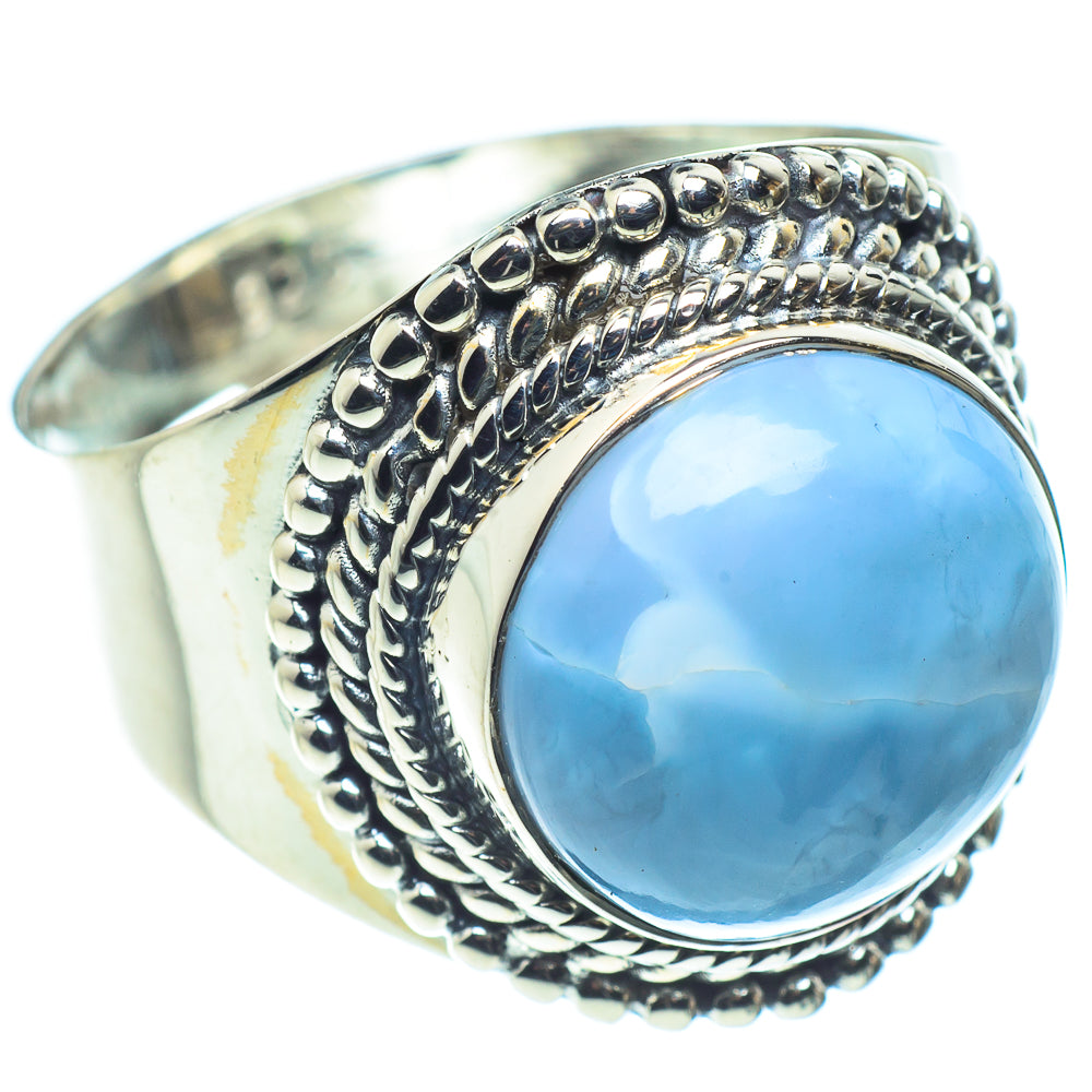Larimar Rings handcrafted by Ana Silver Co - RING58826