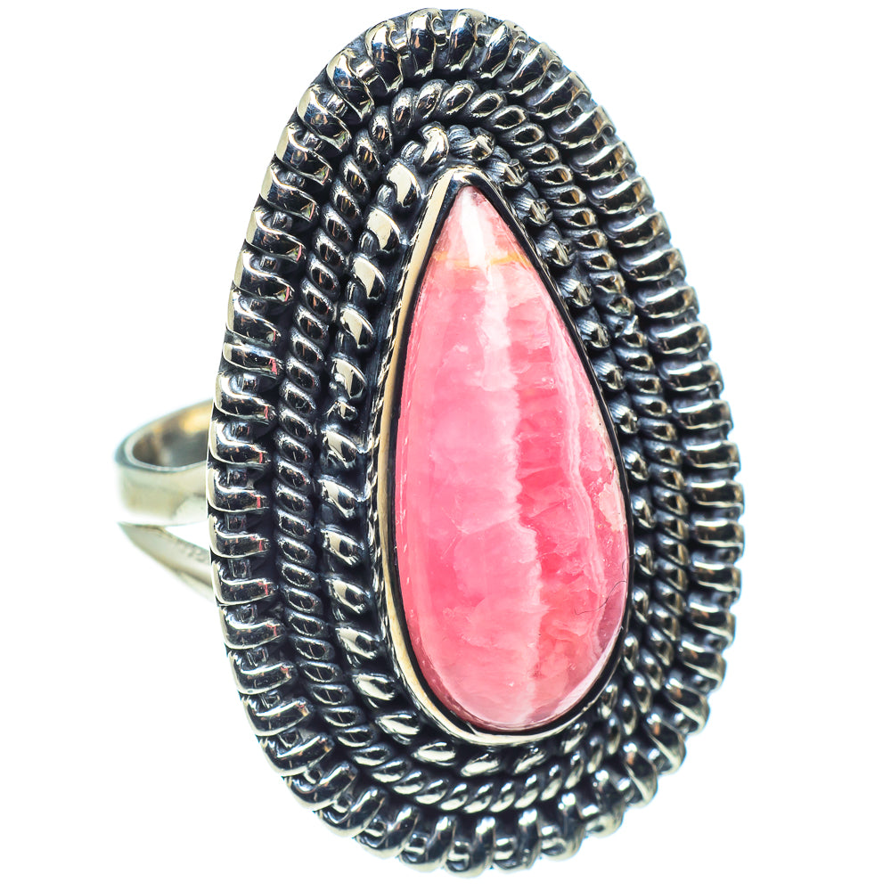 Rhodochrosite Rings handcrafted by Ana Silver Co - RING58829