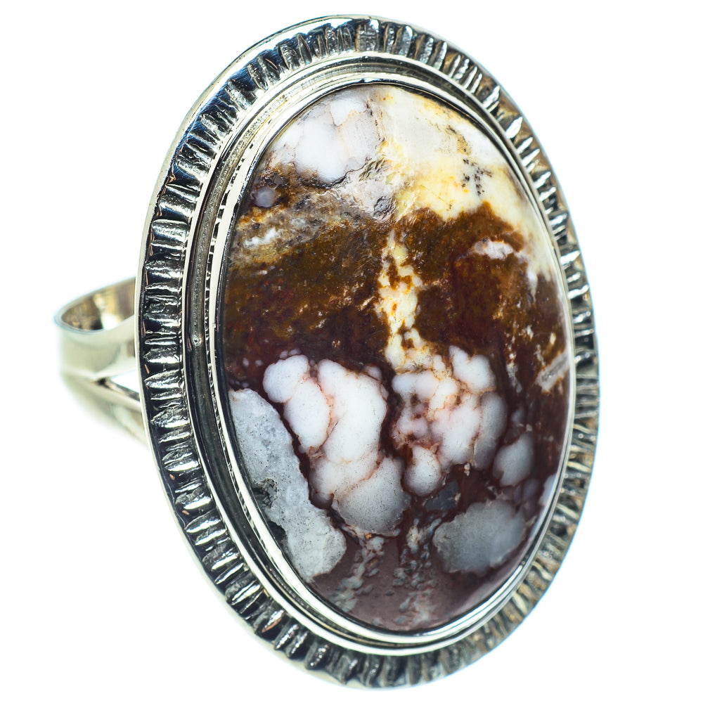 Peanut Wood Jasper Rings handcrafted by Ana Silver Co - RING58832