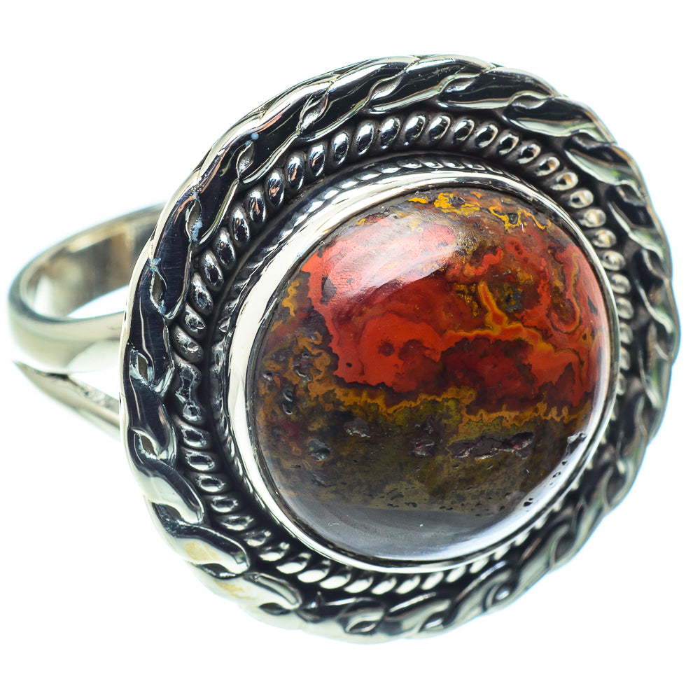 Moroccan Agate Rings handcrafted by Ana Silver Co - RING58833