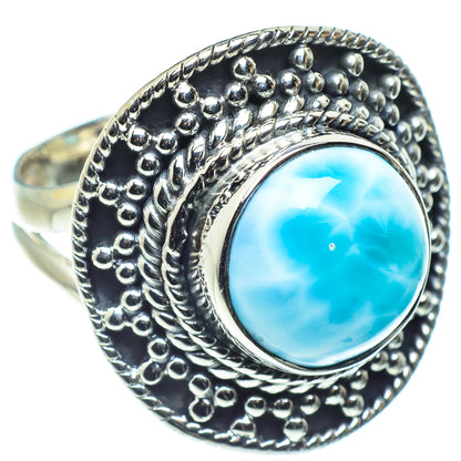 Larimar Rings handcrafted by Ana Silver Co - RING58846