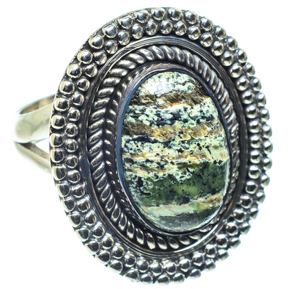 Lizard Jasper Rings handcrafted by Ana Silver Co - RING58847