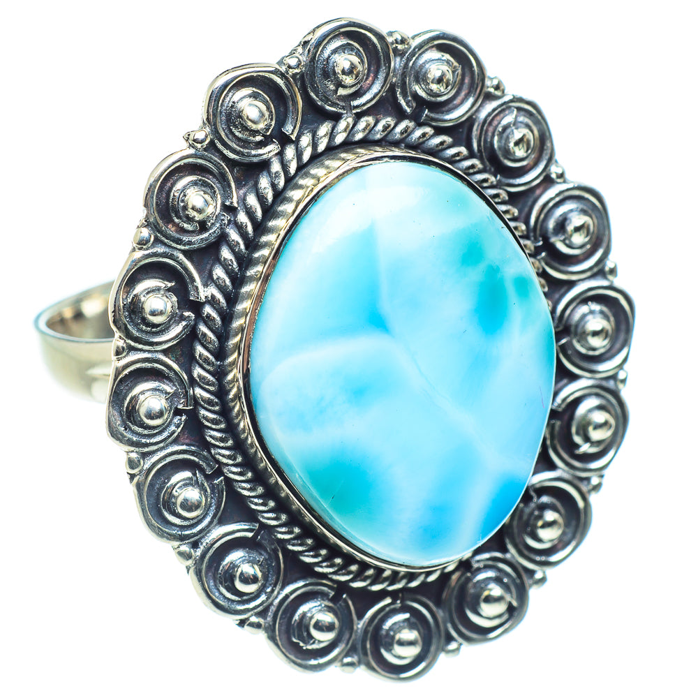 Larimar Rings handcrafted by Ana Silver Co - RING58849