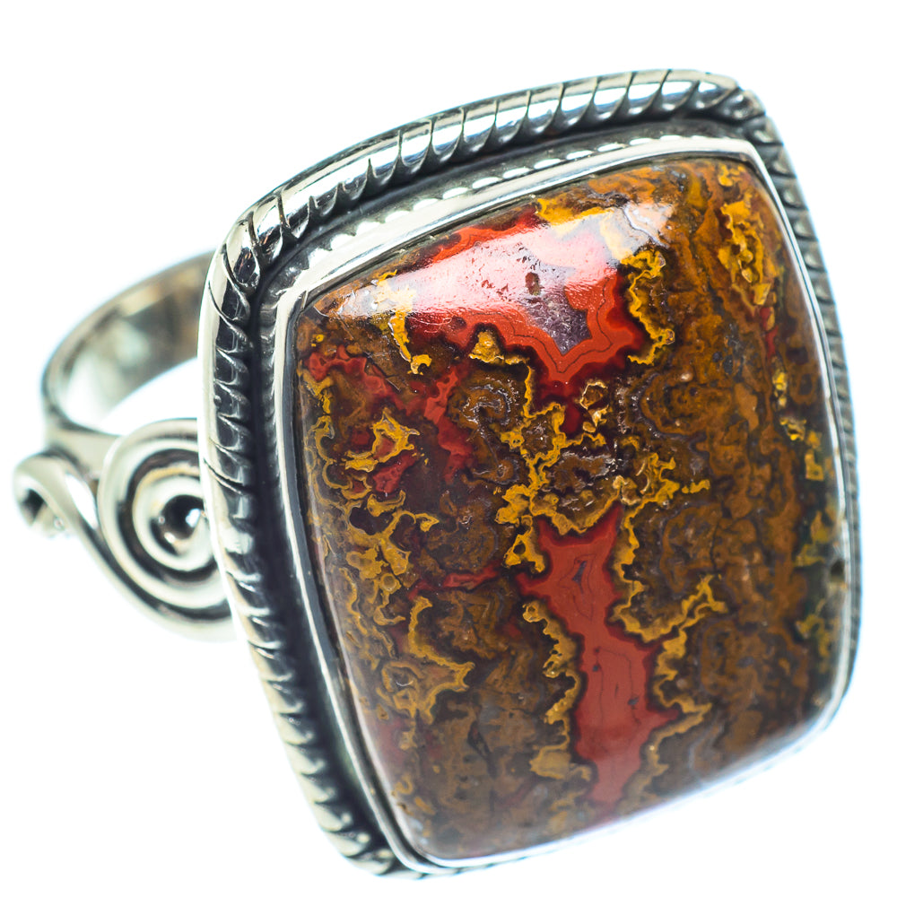Moroccan Agate Rings handcrafted by Ana Silver Co - RING58875