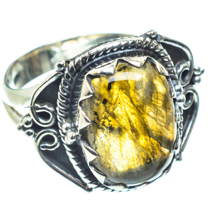 Labradorite Rings handcrafted by Ana Silver Co - RING58877