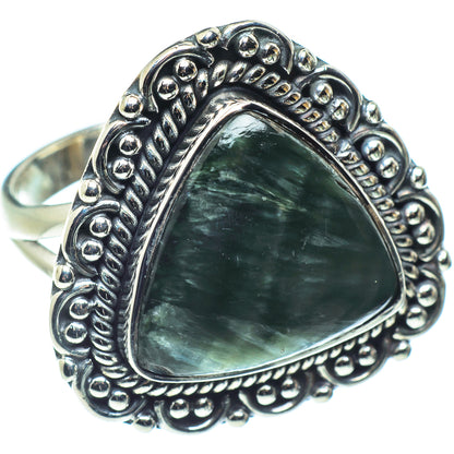 Seraphinite Rings handcrafted by Ana Silver Co - RING58880