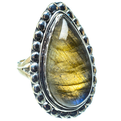 Labradorite Rings handcrafted by Ana Silver Co - RING58902
