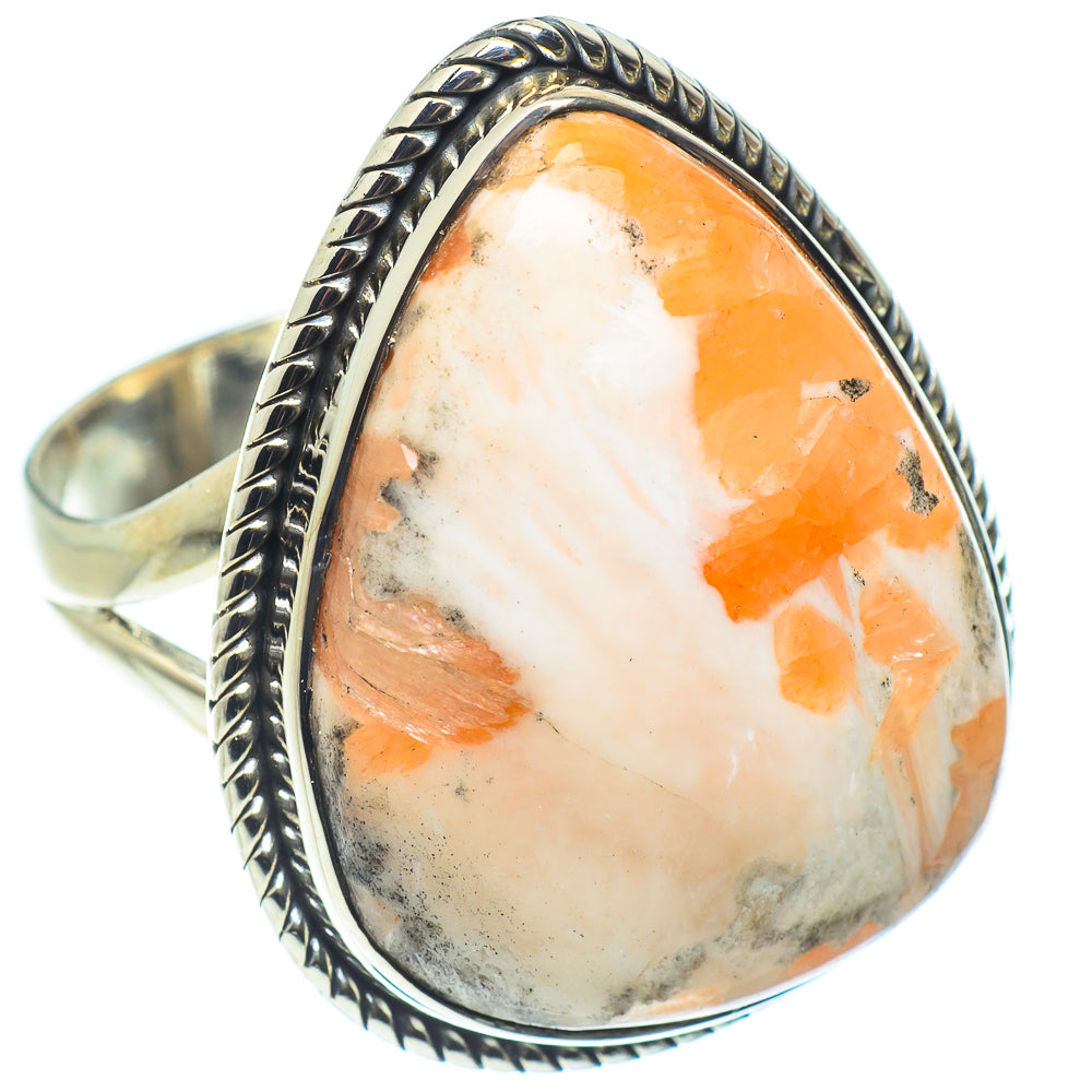 Scolecite Rings handcrafted by Ana Silver Co - RING58903