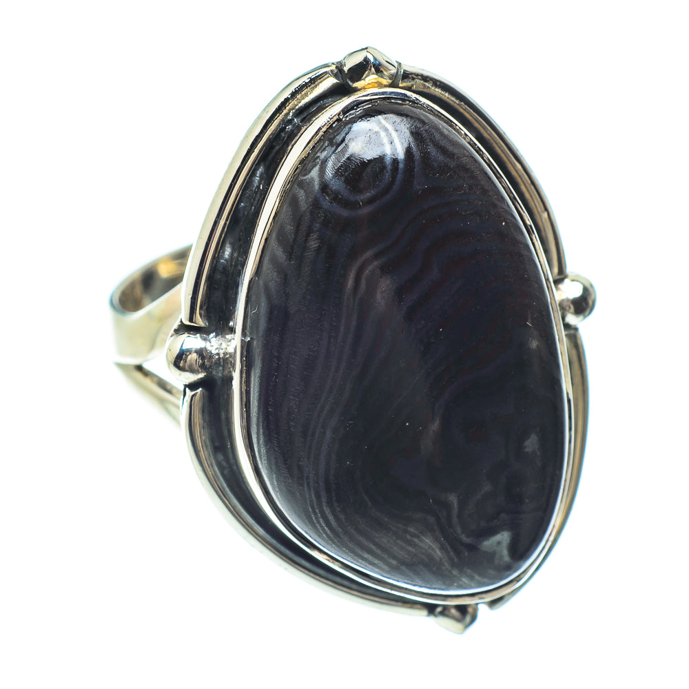 Psilomelane Rings handcrafted by Ana Silver Co - RING58911