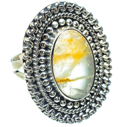 Green Fluorite Rings handcrafted by Ana Silver Co - RING58915