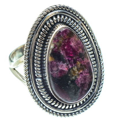 Russian Eudialyte Rings handcrafted by Ana Silver Co - RING58924