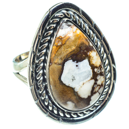 Peanut Wood Jasper Rings handcrafted by Ana Silver Co - RING58937