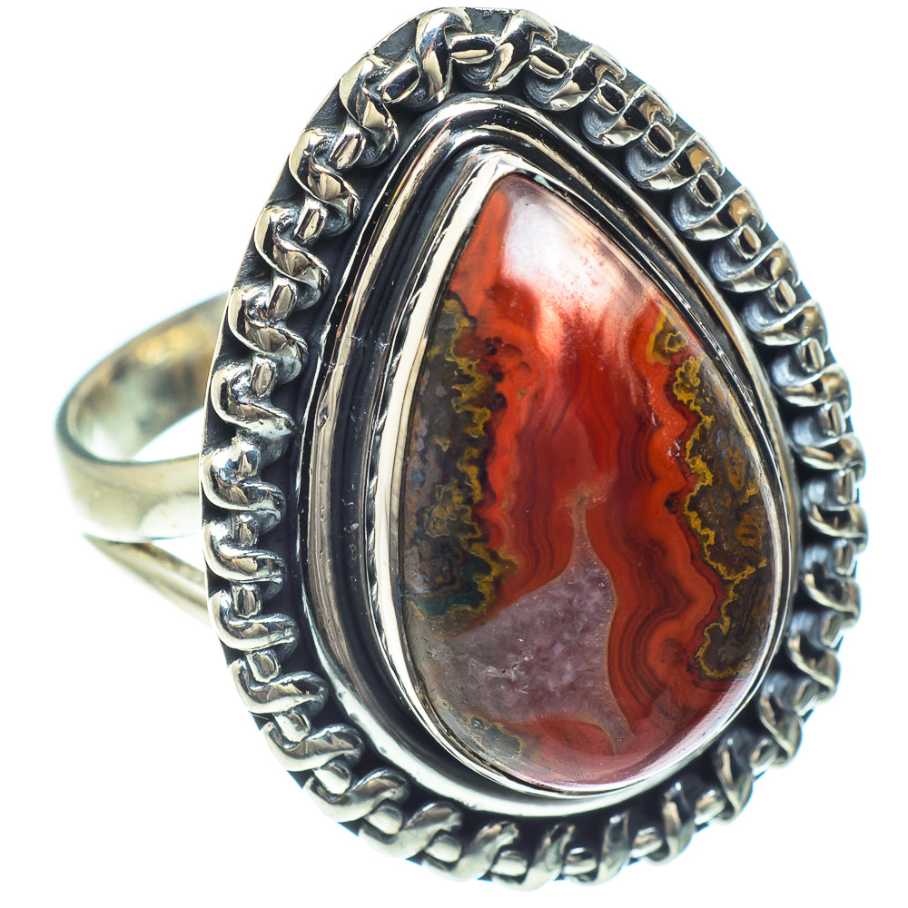 Moroccan Agate Rings handcrafted by Ana Silver Co - RING58980