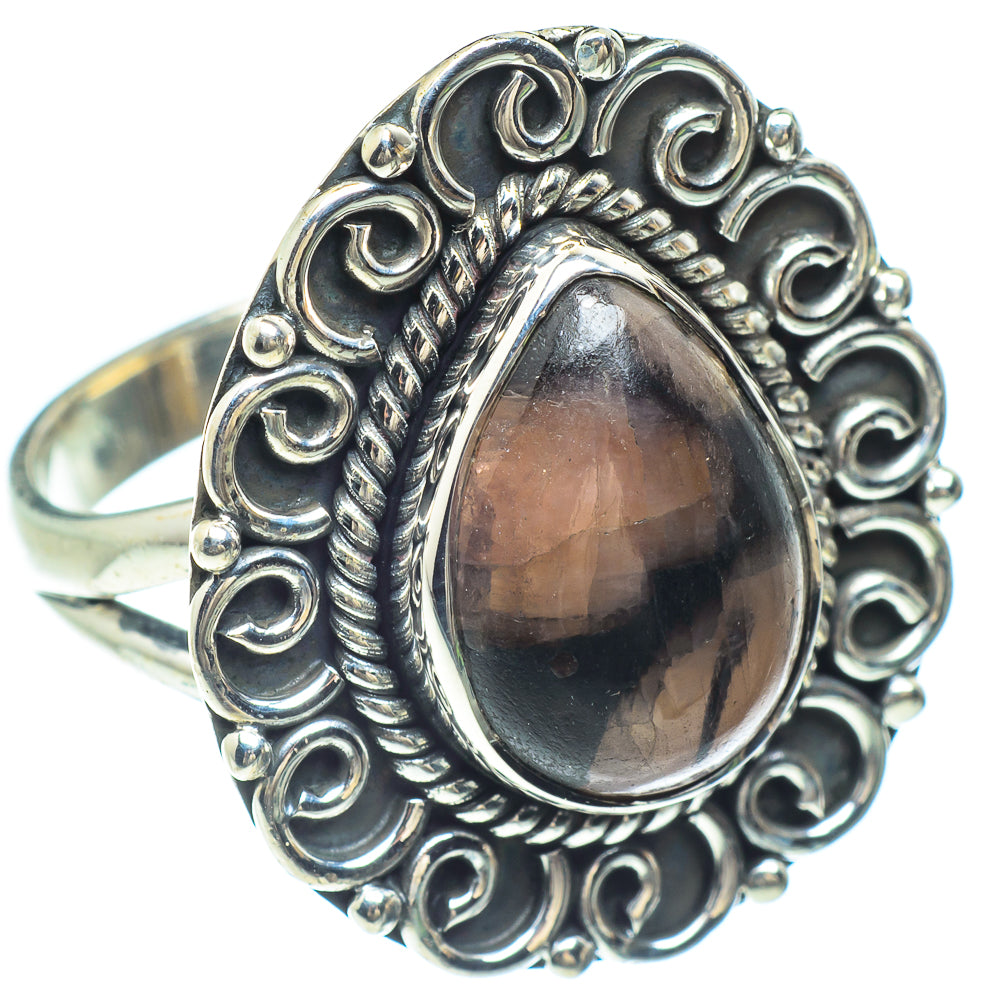 Chiastolite Rings handcrafted by Ana Silver Co - RING58981 - Photo 2