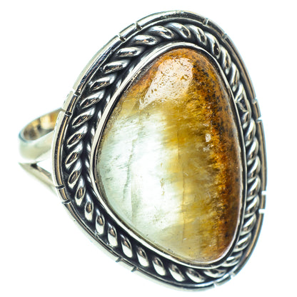 Prehnite Rings handcrafted by Ana Silver Co - RING59001