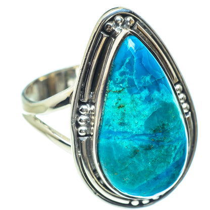 Chrysocolla Rings handcrafted by Ana Silver Co - RING59002