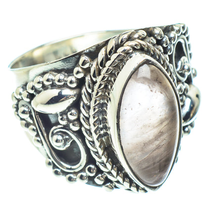 Rose Quartz Rings handcrafted by Ana Silver Co - RING59005