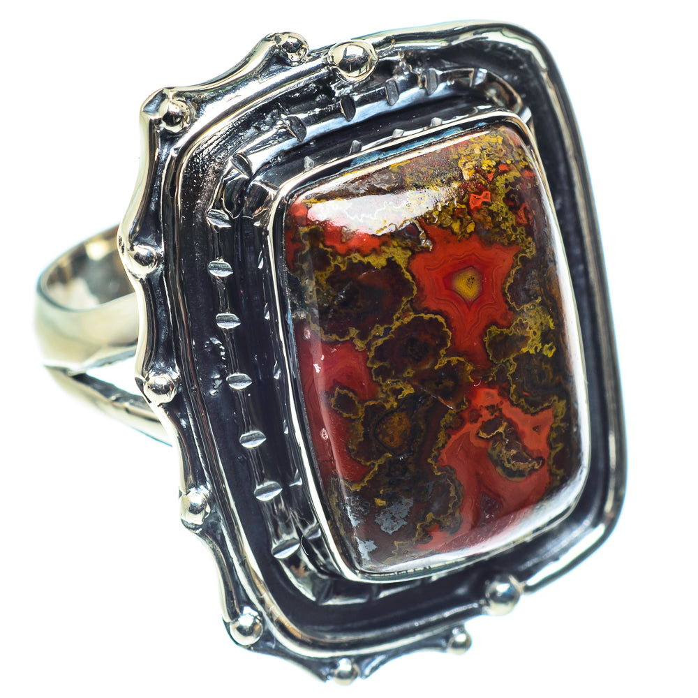 Moroccan Agate Rings handcrafted by Ana Silver Co - RING59016