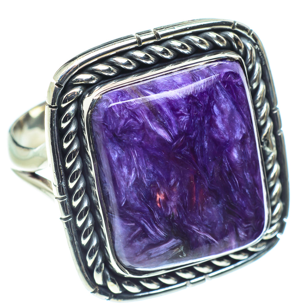 Charoite Rings handcrafted by Ana Silver Co - RING59022