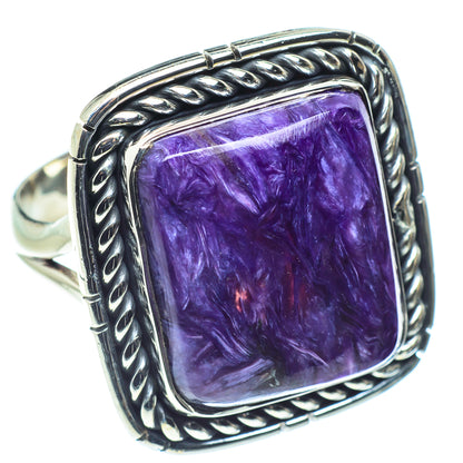 Charoite Rings handcrafted by Ana Silver Co - RING59022