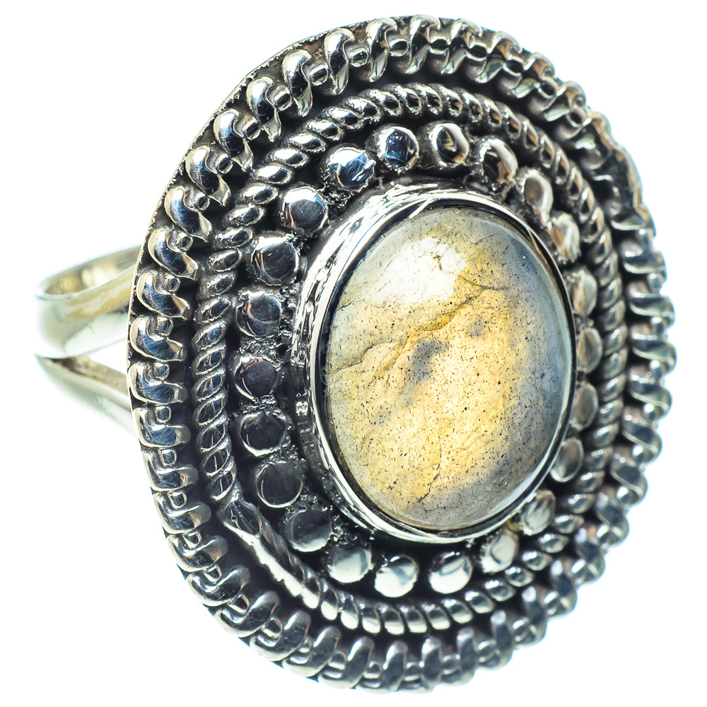 Labradorite Rings handcrafted by Ana Silver Co - RING59039
