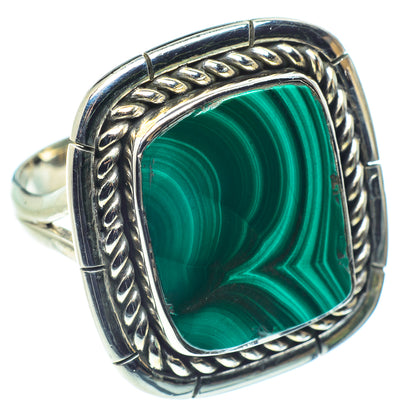 Malachite Rings handcrafted by Ana Silver Co - RING59040