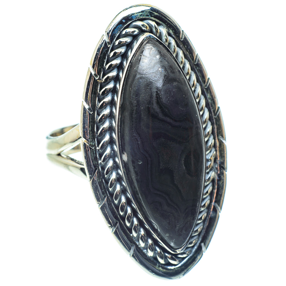 Psilomelane Rings handcrafted by Ana Silver Co - RING59043