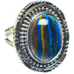 Rainbow Calsilica Rings handcrafted by Ana Silver Co - RING59070