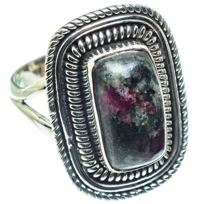 Russian Eudialyte Rings handcrafted by Ana Silver Co - RING59071