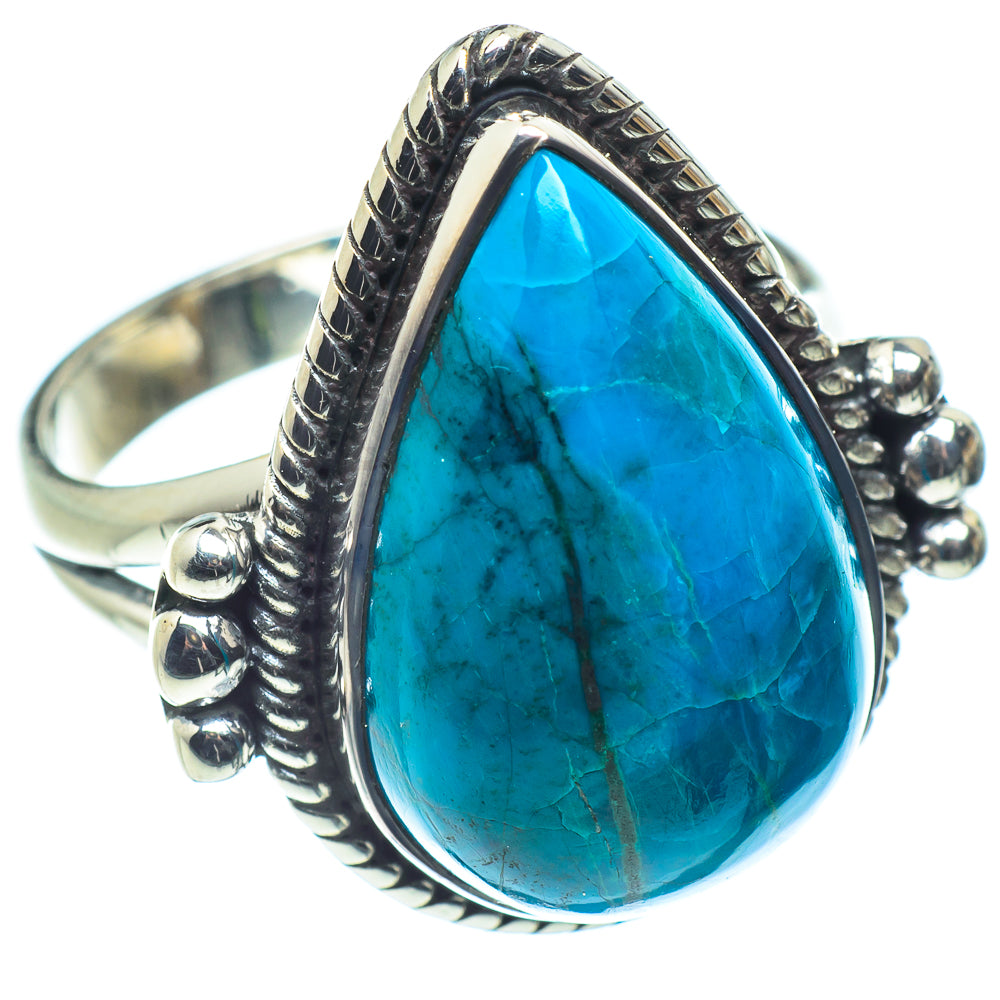 Chrysocolla Rings handcrafted by Ana Silver Co - RING59073