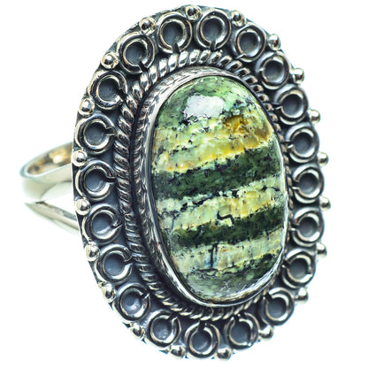 Lizard Jasper Rings handcrafted by Ana Silver Co - RING59086